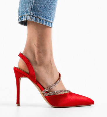 Pantofi dama Khan Rosii
