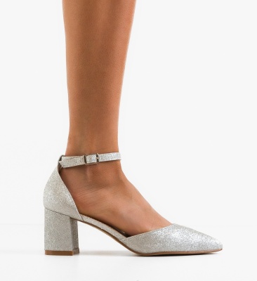Pantofi dama Oppe Argintii