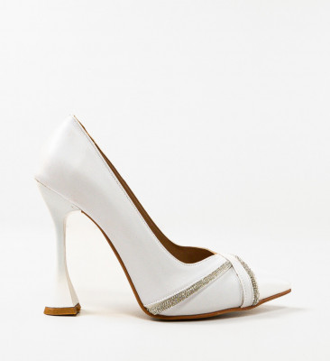 Pantofi dama Revuele Albi