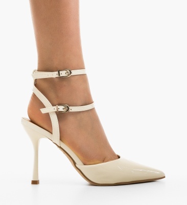 Pantofi dama Sureha Albi