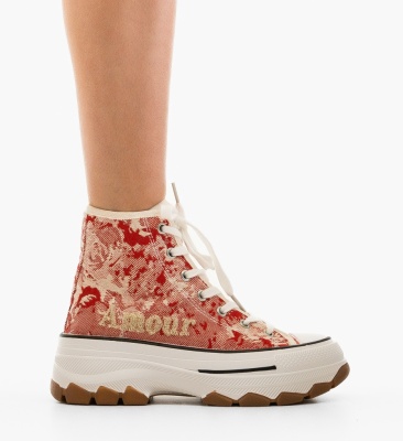Pantofi sport Rico Rosii