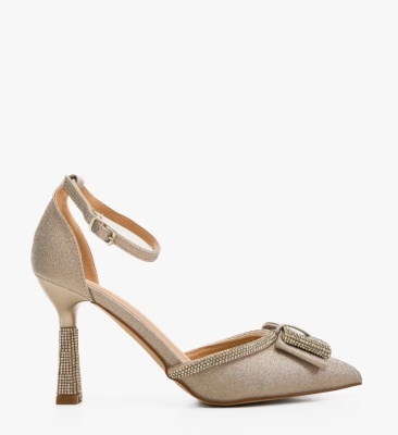 Pantofi stiletto Tauler Argintii