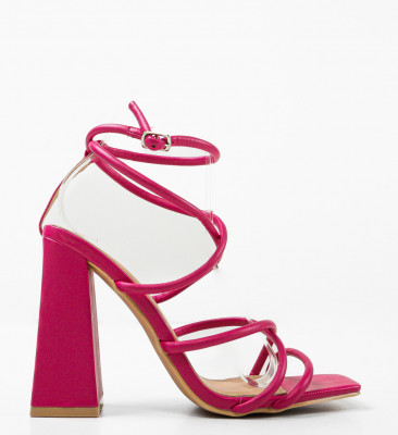 Sandale cu toc Amber Roz