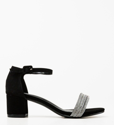 Sandale cu toc Boyer Negre