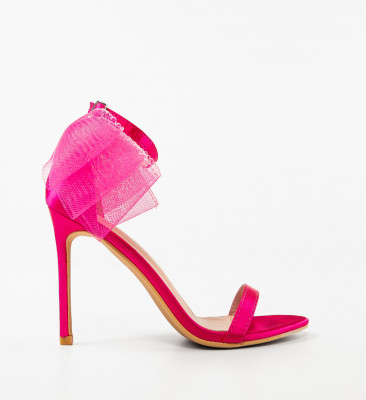 Sandale cu toc Narmer Fuchsia