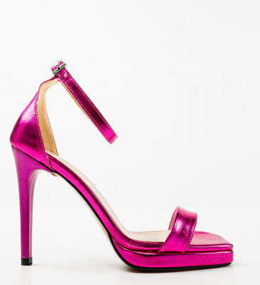Sandale dama Grigo Fuchsia