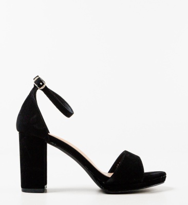 Sandale dama Hassan Negre 2