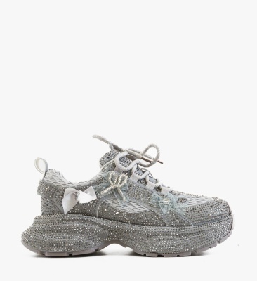 Sneakers dama Dunndy Argintii