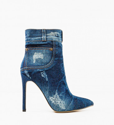 Botine dama Byron Albastre 2