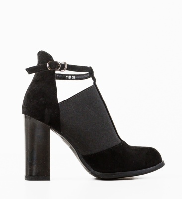 Botine dama Celeste Negre 2