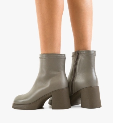 Botine dama Tafta Gri