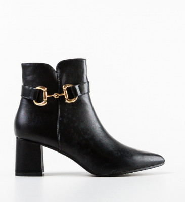 Botine dama Trame Negre