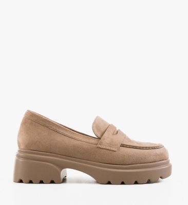 Pantofi casual dama Nowe Bej 2