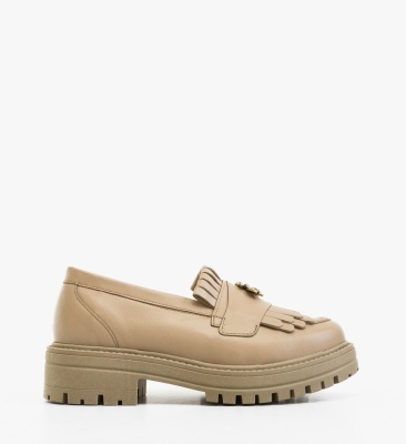 Pantofi casual dama Zenin Bej