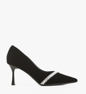 Pantofi cu toc Lecsey Negri