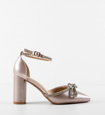 Pantofi cu toc Lester Roz