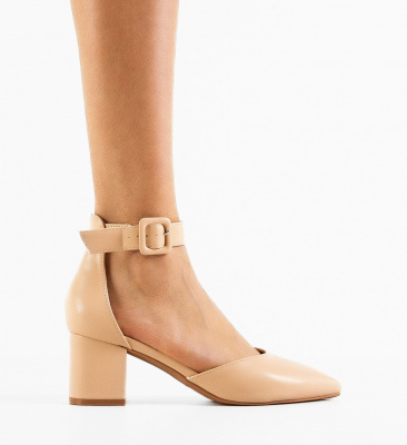 Pantofi dama Anerose Bej 2