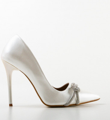 Pantofi dama Casette Albi