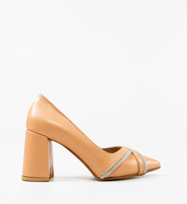 Pantofi dama Crysta Nude