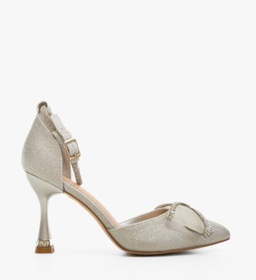 Pantofi dama Glovy Argintii
