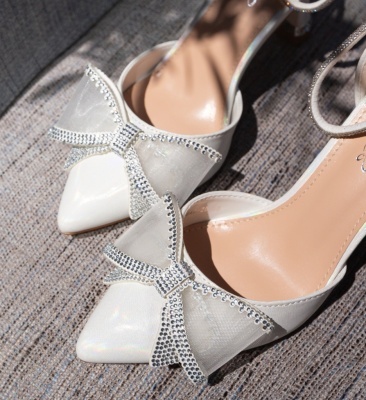 Pantofi dama Glovy Argintii