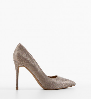Pantofi dama Gordon Aurii 2
