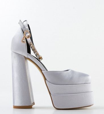 Pantofi dama Iman Argintii