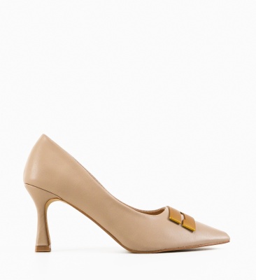 Pantofi dama Jaxy Bej 2