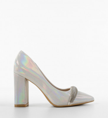 Pantofi dama Potte Albi