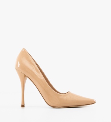Pantofi stiletto dama Jannine Bej