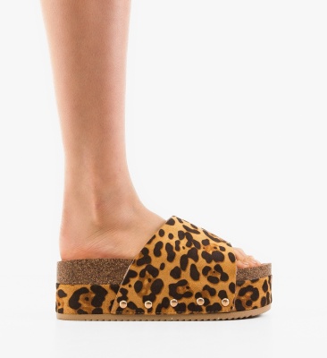 Platforme dama Chaney Animal Print