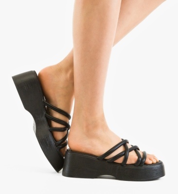Platforme dama Dunn Negre