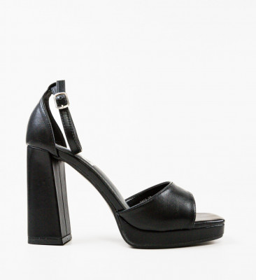 Sandale cu toc Rais Negre