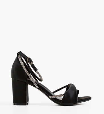 Sandale cu toc Sancre Negre
