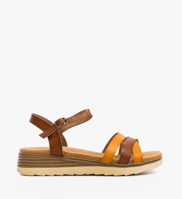 Sandale dama Habry Camel
