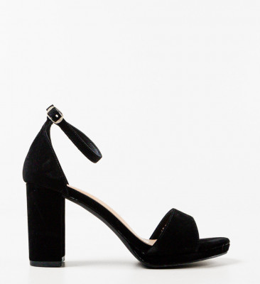 Sandale dama Hassan Negre 2