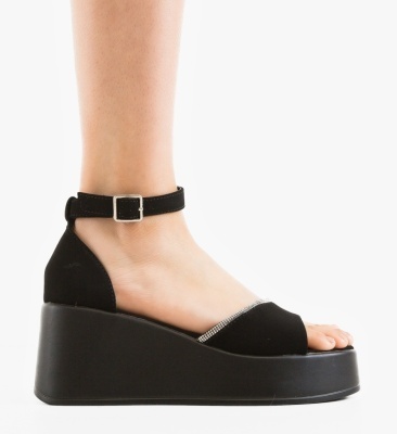 Sandale dama Polaria Negre