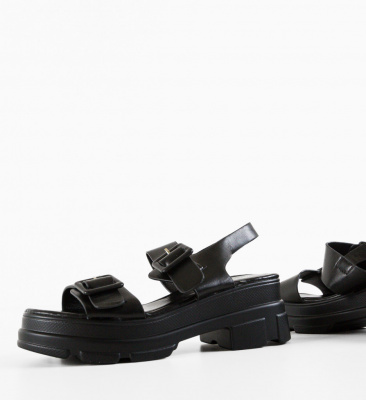 Sandale dama Robute Negre