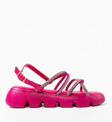 Sandale dama Teysty Fuchsia