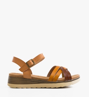 Sandale dama Usha Camel