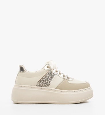 Sneakers dama Jose Argintii