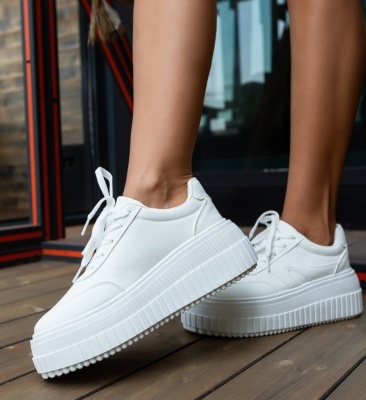Sneakers dama Medra Albi