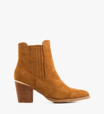Botine dama Delgado Camel