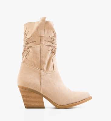 Botine dama Iwan Bej