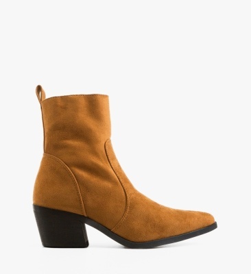 Botine dama Rhiann Camel