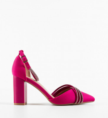 Pantofi cu toc Congo Fuchsia
