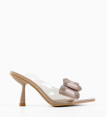 Pantofi cu toc Goblin Bej
