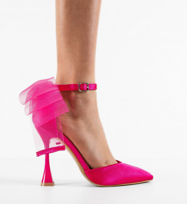 Pantofi cu toc Tigris Fuchsia