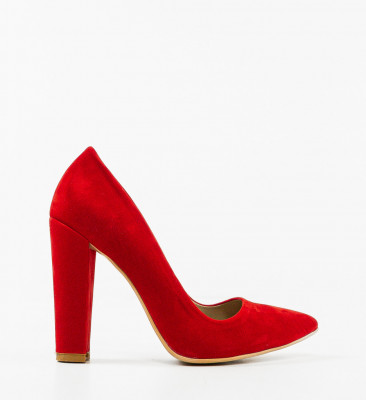 Pantofi dama Clash Rosii 2