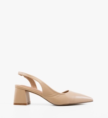 Pantofi dama Deder Nude